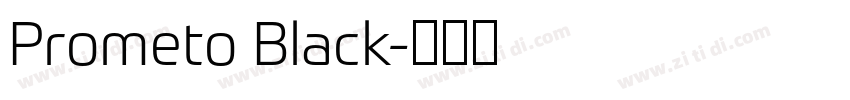 Prometo Black字体转换